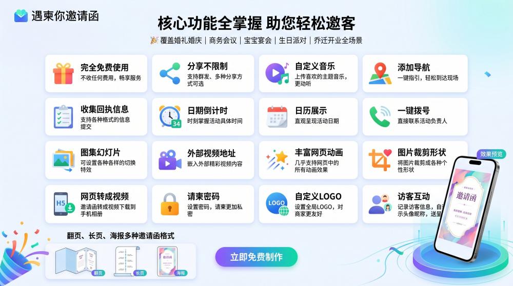 满月宴电子请柬走心设计｜亲子温柔风实测，氛围感拉满不踩雷